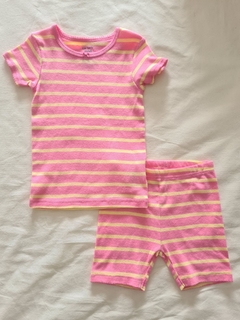 PIJAMA CARTER´S 3 Y 4 AÑOS rayado rosa - comprar online