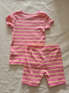 PIJAMA CARTER´S 3 Y 4 AÑOS rayado rosa