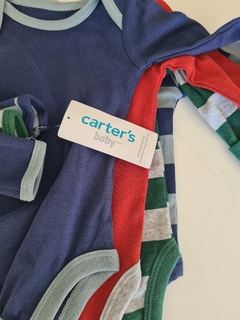 Imagen de Carter's Pack 4 Bodys manga larga NB