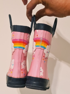 Botas de lluvia talle 25 (15,5 cms largo)