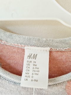 Sweater h&m 6 a 9 meses - maria del este
