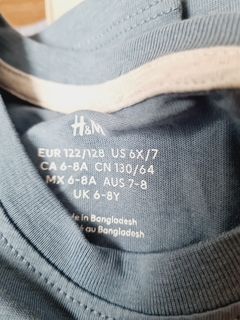 Remera H&M 6 a 8 años - maria del este