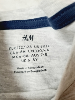 Remera H&M 6 a 8 años - maria del este