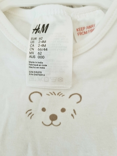 Body H&M 2 a 4 meses - maria del este