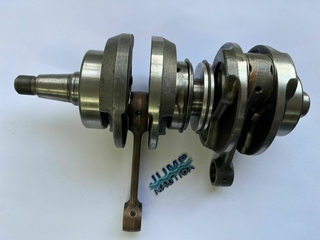 VIRABREQUIM YAMAHA 40 X 40 AM 2 CIL COM BIELA ROLAMENTO NOVOS MONTADO A BASE TROCA
