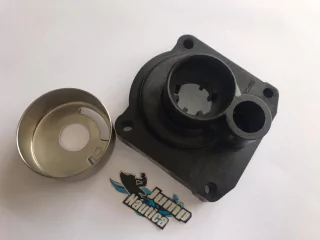 CARCAÇA BOMBA D AGUA YAMAHA 25 BM -VM + COPO KIT