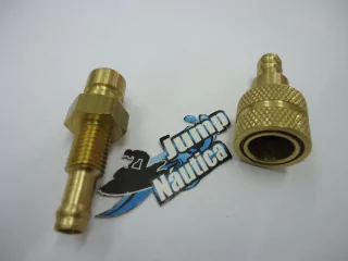 CONECTOR GASOLINA MERCURY - TOHATSU 8 -HP 15 SUPER 25 SEA PRO 40 JAPONÊS MACHO E FÊMEA KIT
