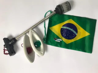 ILUMINAÇÃO DE MASTRO COM LUZ OLHO TURBARÃO KIT