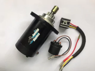 MOTOR ARRANQUE MERCURY 40 JAPAN RETIFICADOR E RELE KIT