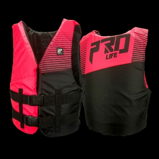 COLETE HOMOLOGADO PRO LIFE NYLON ROSA G1 (De 55kg a110 kg)