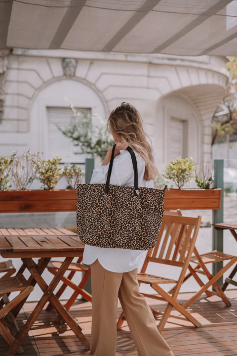 CARTERA BIG CHOP TELA ANIMAL PRINT