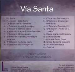 DVD Vía Santa - Documental | Rubén Cedeño - comprar online