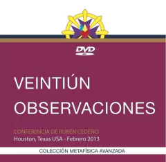 DVD Veintiún Observaciones - Conferencia | Rubén Cedeño