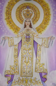 Lámina de la Madre Mercedes