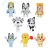 Bluey Peluche Amigos De Bluey 18Cm - comprar online