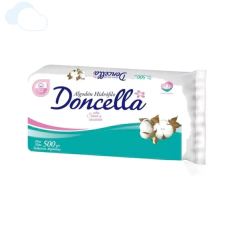 Doncella Algodón Clásico Extra Suave Y Absorbente x 500 Gramos.