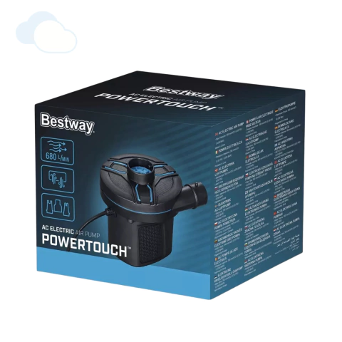 Inflador Eléctrico De Pared Powertoch Bomba De Aire Bestway