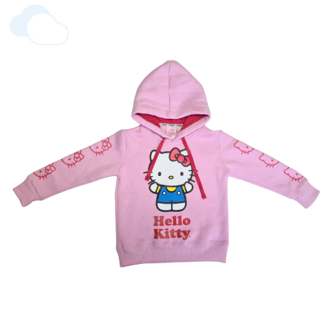 Buzo Infantil Hello Kitty Con Capucha Invierno Abrigo Magic