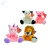Imagen de Titere Infantil De Peluche Animalitos 22 CM Phi Phi Toys