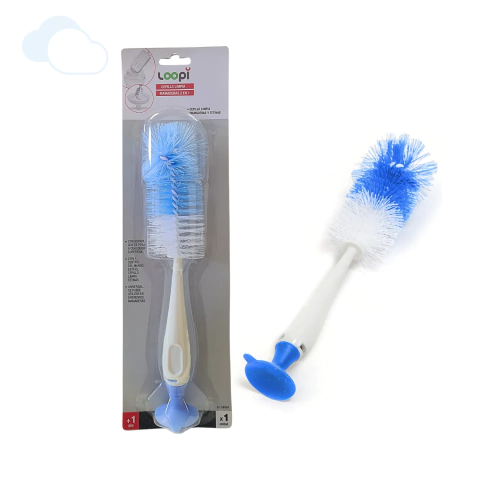 Cepillo Limpia Mamaderas Y Tetinas 2 En 1 Con Sopapa Love - comprar online