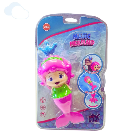 Juguete Para El Agua Sirenita Muñeca Nadadora Isakito - comprar online