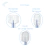 Imagen de Set Limpieza Dental De Silicona Cepillos 3 en 1 Para Bebe Loopy