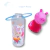 Imagen de Botella Infantil Peppa Pig 560ml Figura 3D plástico escolar Wabro
