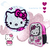 Imagen de Mochila Escolar Jardin Hello Kitty 12 Pulgadas Infantil Grafiti Wabro