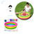 Imagen de Pileta Infantil Piso Inflable Redonda 3 Aros 110Cm Explorer fan