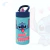 Botella Con Sorbete Stitch 410 Ml Plástico Sipper Infantil Wabro - comprar online