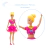 Muñeca Barbie Set De Masas Vestidos Volados Y Lazos Diseños Hasbro - tienda online