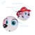 Imagen de Peluche Patrulla Canina Paw Patrol Muñeco Marshall Y Rubble 20 Cm