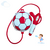 Mochila De Agua Pelota River Plate Juguete Con Pistola Lanza Agua