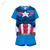 Pijama Infantil Avengers Marvel Disney Magic 2 Piezas Remera Short