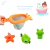 Juguete Para El Agua con red Animalitos De Mar Juego De Baño Explorer Fan - tienda online