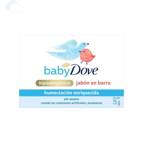 Dove Baby Jabón En Barra Humectación Enriquecida X 75grs