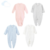 Enterito Bebe Algodon 100% Manga Larga Con Pie Ropa De Bebe Liso - comprar online