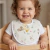Babero Bebe Estampado Toalla Con Velcro Recien Nacido 0-6m