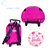 Mochila Carrito Escolar Barbie Hello World Infantil 12 pulgadas Wabro - tienda online