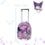 Mochila Carrito Escolar Kuromi 12 Pulgada Jardin Wabro