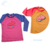 Remera Malla Infantil Protección Solar Filtro Uv Lycra Naranjo - tienda online