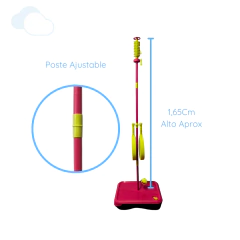 Juego De Tenis Clasico Portatil Para Adulto Swingball Con Base