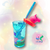 Vaso Infantil Peppa Pig Con Sorbete 360ml Figura 3D Wabro - comprar online
