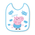 Babero Mediano Peppa Pig Toalla Impermeable +0m Dispita