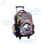 Mochila Carrito Escolar Infantil Jurassic World 16 pulgadas Wabro