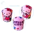 Vaso De Plástico Hello Kitty Infantil Easy 260Ml Wabro - Tienda Online de La Pañalera | panalesonline.com.ar