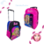 Mochila Carrito Escolar Barbie Hello World Infantil 16 pulgadas Wabro - tienda online