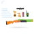 Pistola De Juguete Escopeta Con Mira Y 6 Dardos Kit Explorador Zuru X Shot - comprar online