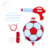 Imagen de Mochila De Agua Pelota River Plate Juguete Con Pistola Lanza Agua
