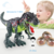 Dinosaurio Camina Luz y Sonido Bota Huevos y Vapor 40 CM T-REX - comprar online